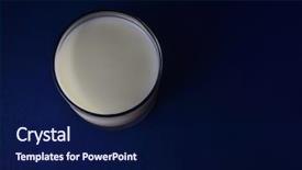  Presentation with significance - Slides enhanced with festival eid mubarak - top view of a glass background and a navy blue colored foreground