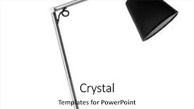  Presentation with desk - Colorful theme enhanced with festival lights india - stylish desk lamp on white backdrop and a white colored foreground