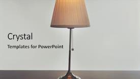  Presentation with light - Theme enhanced with festival lights india - stylish lamp on table background and a light gray colored foreground