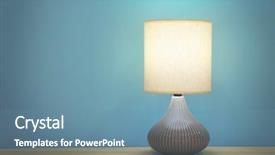 Presentation with color - Audience pleasing PPT layouts consisting of festival lights india - stylish lamp on table backdrop and a teal colored foreground