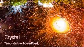  Presentation with festival - Presentation featuring festival of the folk background and a wine colored foreground