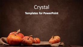  Presentation with brown harvest - Presentation design enhanced with festive-autumn-still-life background and a wine colored foreground