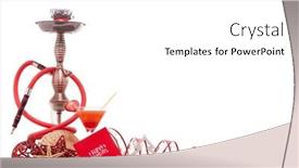  Presentation with year still life christmas - Presentation theme featuring festive beach still life glass with cocktail hookah shisha seashells sand and christmas ornaments on white background new year and christmas winter vacation in warm countries beach holiday background and a white colored foreground