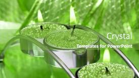  Presentation with ribbon green - 