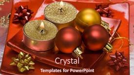  Presentation with christmas candles - 