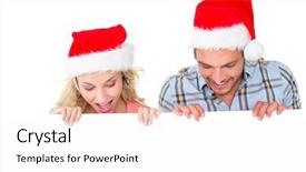  Presentation with poster - Theme enhanced with mixed spices isolated on white background garlic fennel paprika carrots pepper basil celery parsley marjoram onion background and a lemonade colored foreground.