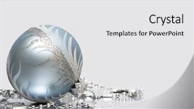  Presentation with events and decoration presentation - Beautiful PPT theme featuring festive decoration with silver flowers backdrop and a  colored foreground