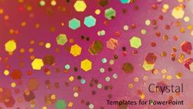  Presentation with glitter - PPT layouts with festive-glitter-background-golden-foil background and a coral colored foreground