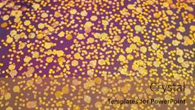  Presentation with glitter - PPT theme with festive-glitter-background-golden-foil background and a gold colored foreground