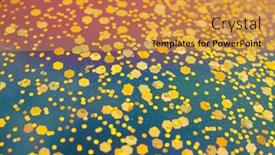  Presentation with glitter - Slide set featuring festive-glitter-background-golden-foil background and a gold colored foreground