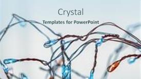  Presentation with new year card - Slide set enhanced with festive-glowing-border-over-clear background and a sky blue colored foreground