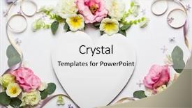  Presentation with invitation - Slides enhanced with festive invitation card with beautiful background and a white colored foreground