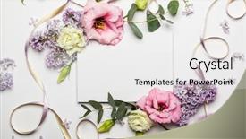  Presentation with invitation - Audience pleasing PPT layouts consisting of festive invitation card with beautiful backdrop and a white colored foreground