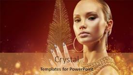  Presentation with dark skin - Presentation design having festive-luxury-style-a-beautiful background and a gold colored foreground