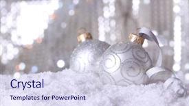  Presentation with beautiful reof christmas season - Beautiful presentation design featuring festive season - beautiful christmas composition on abstract backdrop and a sky blue colored foreground