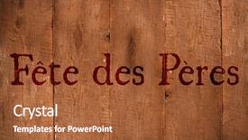  Presentation with wooden - Audience pleasing PPT layouts consisting of fetesh - fete des p res backdrop and a  colored foreground