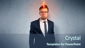  Presentation with fever - Slides consisting of  background and a  colored foreground