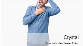  Presentation with flu virus - Cool new presentation theme with fever flu and cold virus backdrop and a white colored foreground