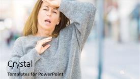  Presentation with bird flu virus - Beautiful slides featuring fever flu and cold virus backdrop and a  colored foreground