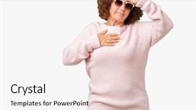  Presentation with flu virus - Beautiful presentation featuring fever flu and cold virus backdrop and a white colored foreground