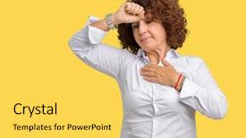  Presentation with flu virus - PPT layouts enhanced with fever flu and cold virus background and a yellow colored foreground