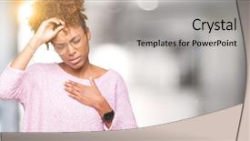  Presentation with generational african american culture and food - Beautiful slides featuring fever flu and cold virus backdrop and a light gray colored foreground