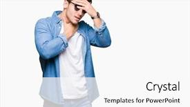  Presentation with flu virus - Presentation theme enhanced with fever flu and cold virus background and a white colored foreground