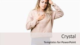  Presentation with flu virus - Slide deck featuring fever flu and cold virus background and a sky blue colored foreground