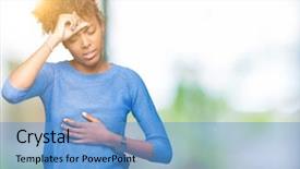  Presentation with flu virus - Slides consisting of fever flu and cold virus background and a teal colored foreground