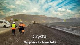  Presentation with dirt - Audience pleasing presentation consisting of few-african-workers-walking backdrop and a dark gray colored foreground