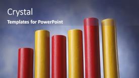  Presentation with engine cylinders - Slide set enhanced with few-cylinders-representing-a-graph background and a  colored foreground