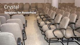  Presentation with textile - Cool new slide deck with few-hundred-textile-upholster-office backdrop and a coral colored foreground