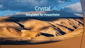  Presentation with lake - Slide set featuring fficial name tsomoriri wetland conservation background and a  colored foreground