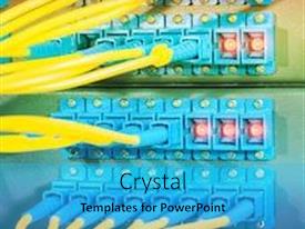 Fiber Network Server PPT template 31 | CrystalGraphics