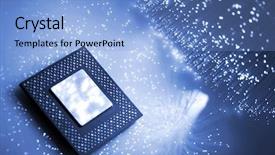  Presentation with fiber - Slides with fiber optical background with lots background and a light blue colored foreground