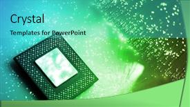  Presentation with fiber - Cool new presentation design with fiber optical background with lots backdrop and a cyan colored foreground