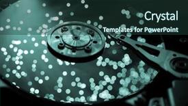  Presentation with optical - Cool new presentation design with fiber optical backdrop and a tawny brown colored foreground