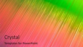  Presentation with fiber - Beautiful theme featuring fiber optics abstract backdrop and a coral colored foreground