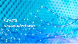  Presentation with artificial intelligence - PPT theme having fiber-optics-artificial-intelligence-background background and a teal colored foreground