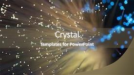  Presentation with fiber optics - Slides having fiber optics background with lots background and a violet colored foreground