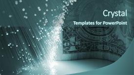  Presentation with fiber - Slide set consisting of fiber optics background with lots background and a ocean colored foreground