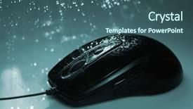  Presentation with fiber - Beautiful slide deck featuring fiber optics background with lots backdrop and a ocean colored foreground