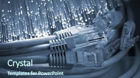  Presentation with fiber optics - PPT theme enhanced with fiber optics background with lots background and a  colored foreground