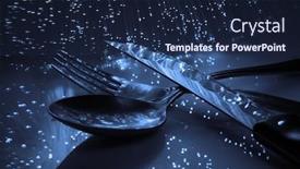  Presentation with fiber optics - Beautiful PPT theme featuring fiber-optics-background-with-lots backdrop and a navy blue colored foreground