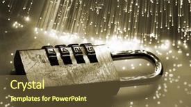  Presentation with fiber reinforced polymer - Presentation theme with fiber optics background with lots background and a  colored foreground