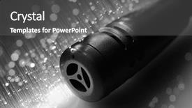  Presentation with fiber optics - Amazing presentation theme having fiber-optics-background-with-lots backdrop and a dark gray colored foreground