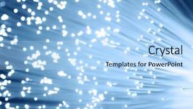  Presentation with fiber optic - Amazing theme having fiber optics background with lots backdrop and a light blue colored foreground