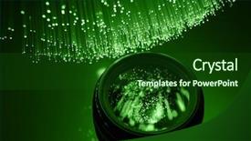  Presentation with optic - Beautiful slides featuring fiber optics background with lots backdrop and a  colored foreground