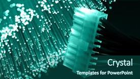  Presentation with led light company - Presentation theme having fiber optics background with lots background and a  colored foreground