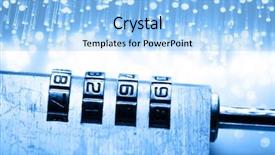  Presentation with fiber optics - Presentation theme enhanced with fiber optics background with lots background and a light blue colored foreground